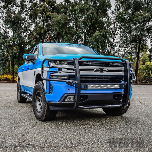 Westin Automotive 19-C SILVERADO 1500 SPORTSMAN X GRILLE GUARD TEXTURED BLACK 40-33955 - main